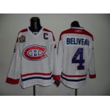 nhl jerseys montreal canadiens #4 beliveau white ccm[2011 winter classic]
