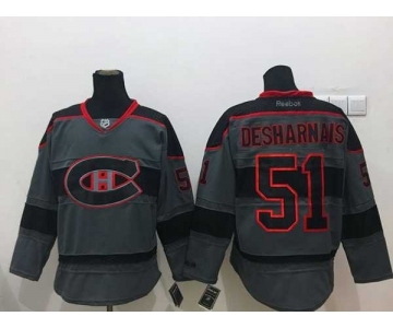 nhl jerseys montreal canadiens #51 desharnais grey