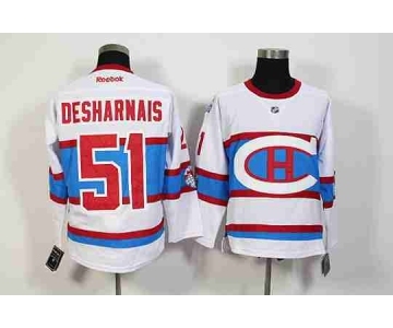 nhl jerseys montreal canadiens #51 desharnais white[2016 winter classic]