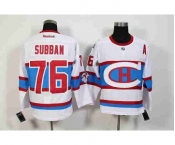 nhl jerseys montreal canadiens #76 subban white[2016 winter classic][patch A]