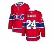 Youth Adidas Montreal Canadiens #24 Phillip Danault Red Home Authentic Stitched NHL Jersey
