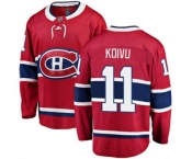 Youth Montreal Canadiens #11 Saku Koivu Authentic Red Home Fanatics Branded Breakaway NHL Jersey