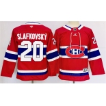 Youth Montreal Canadiens #20 Juraj Slafkovsky Red 2024-25 Stitched Jersey Youth Montreal Canadiens #20 Juraj Slafkovsky Red 2024-25 Stitched Jersey
