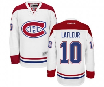 Youth Reebok Montreal Canadiens #10 Guy Lafleur Authentic White Away NHL Jersey
