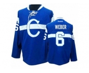 Youth Reebok Montreal Canadiens #6 Shea Weber Premier Blue Third NHL Jersey