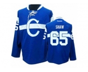 Youth Reebok Montreal Canadiens #65 Andrew Shaw Premier Blue Third NHL Jersey