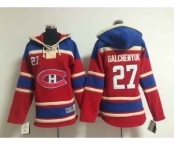 youth nhl jerseys montreal canadiens #27 galchenyuk red[pullover hooded sweatshirt]