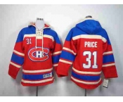 youth nhl jerseys montreal canadiens #31 price blue-red[pullover hooded sweatshirt]