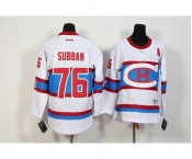 youth nhl jerseys montreal canadiens #76 subban white[patch A]