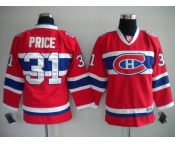 youth nhl montreal canadiens #31 Carey Price red
