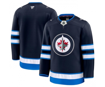 Men's Winnipeg Jets Blank Navy 2024-25 Home Stitched Hockey Jersey