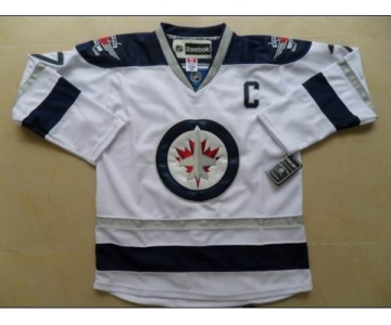 nhl jerseys winnipeg jets #7 tkachuk white(C patch) 2012 new