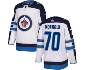 Youth Adidas Winnipeg Jets #70 Joe Morrow Authentic White Away NHL Jersey