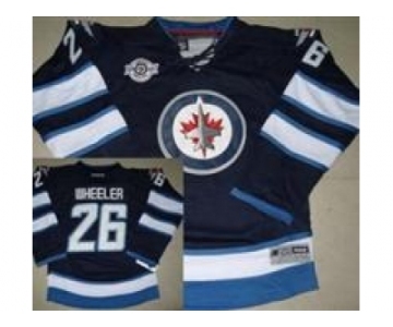 youth nhl jerseys winnipeg jets #26 wheeler blue