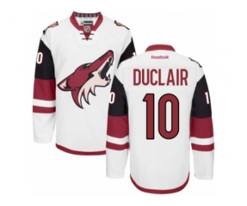Men's Reebok Arizona Coyotes #10 Anthony Duclair Authentic White Away NHL Jersey