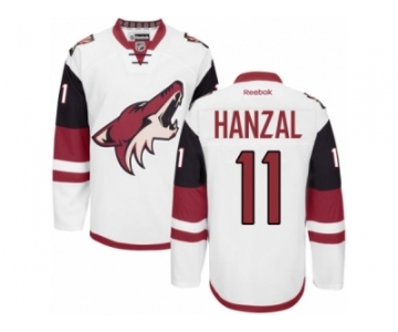 Men's Reebok Arizona Coyotes #11 Martin Hanzal Authentic White Away NHL Jersey