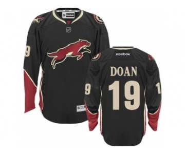 Men's Reebok Arizona Coyotes #19 Shane Doan Authentic Black Third NHL Jersey
