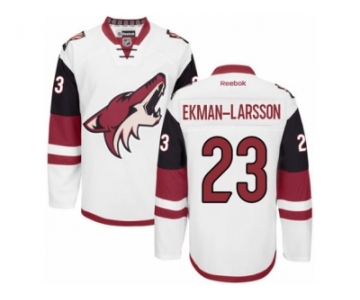 Men's Reebok Arizona Coyotes #23 Oliver Ekman-Larsson Authentic White Away NHL Jersey
