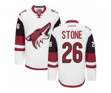 Men's Reebok Arizona Coyotes #26 Michael Stone Authentic White Away NHL Jersey