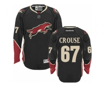 Men's Reebok Arizona Coyotes #67 Lawson Crouse Authentic Black Third NHL Jersey
