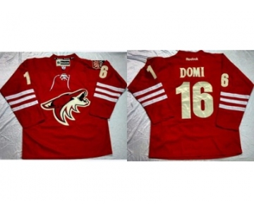 Phoenix Coyotes #16 Max Domi Red Home Stitched NHL Jersey