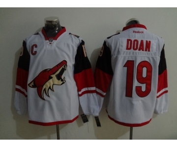 Phoenix Coyotes #19 Shane Doan White Road Stitched NHL Jersey