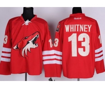 nhl jerseys phoenix coyotes #13 whitney red