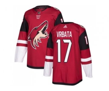 Youth Adidas Phoenix Coyotes #17 Radim Vrbata Maroon Home Authentic Stitched NHL Jersey