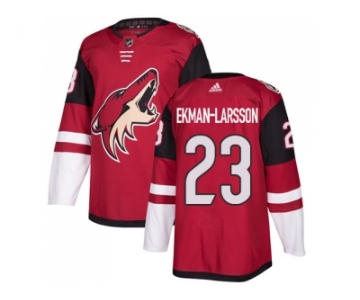 Youth Adidas Phoenix Coyotes #23 Oliver Ekman-Larsson Maroon Home Authentic Stitched NHL Jersey