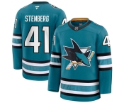 Men's San Jose Sharks #41 Ivar Stenberg Teal 2026 Stitched Hockey Jersey Men's San Jose Sharks #41 Ivar Stenberg Teal 2026 Stitched Hockey Jersey