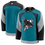 Men's San Jose Sharks Blank Teal 2025 Alternate Stitched Hockey Jersey Men's San Jose Sharks Blank Teal 2025 Alternate Stitched Hockey Jersey