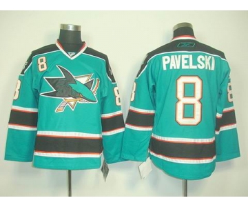 nhl jerseys san jose sharks #8 pavelski blue