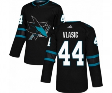 Youth Adidas San Jose Sharks #44 Marc-Edouard Vlasic Premier Black Alternate NHL Jersey