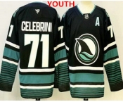 Youth san jose sharks #71 macklin celebrini black authentic jersey Youth san jose sharks #71 macklin celebrini black authentic jersey
