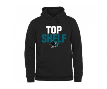 San Jose Sharks Black Top Shelf Pullover Hoodie
