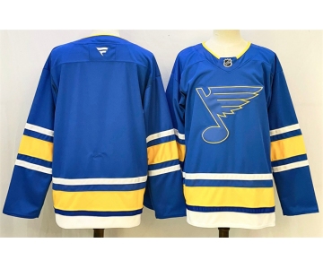 Men's St. Louis Blues Blank Blue 2025 Stitched Hockey Jersey