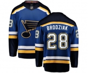 St. Louis Blues #28 Kyle Brodziak Fanatics Branded Royal Blue Home Breakaway NHL Jersey St. Louis Blues #28 Kyle Brodziak Fanatics Branded Royal Blue Home Breakaway NHL Jersey