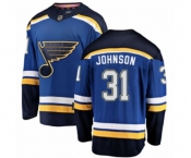 St. Louis Blues #31 Chad Johnson Fanatics Branded Royal Blue Home Breakaway NHL Jersey St. Louis Blues #31 Chad Johnson Fanatics Branded Royal Blue Home Breakaway NHL Jersey