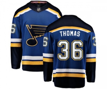 St. Louis Blues #36 Robert Thomas Fanatics Branded Royal Blue Home Breakaway NHL Jersey