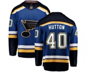 St. Louis Blues #40 Carter Hutton Fanatics Branded Royal Blue Home Breakaway NHL Jersey St. Louis Blues #40 Carter Hutton Fanatics Branded Royal Blue Home Breakaway NHL Jersey