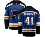 St. Louis Blues #41 Robert Bortuzzo Fanatics Branded Royal Blue Home Breakaway NHL Jersey St. Louis Blues #41 Robert Bortuzzo Fanatics Branded Royal Blue Home Breakaway NHL Jersey