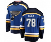 St. Louis Blues #78 Dominik Bokk Fanatics Branded Royal Blue Home Breakaway NHL Jersey