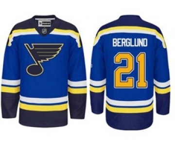 nhl jerseys st. louis blues #21 berglund blue