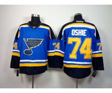 nhl jerseys st. louis blues #74 oshie lt.blue