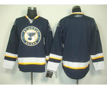 nhl jerseys st. louis blues blank dk.blue