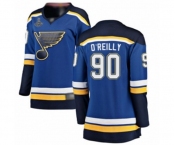Women's St. Louis Blues #90 Ryan O'Reilly Fanatics Branded Royal Blue Home Breakaway 2019 Stanley Cup Champions Hockey Jersey
