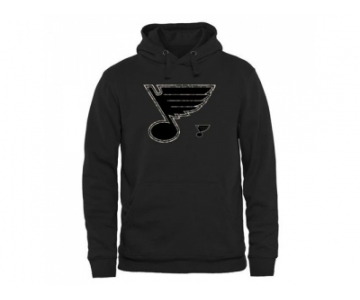 Men's St. Louis Blues Black Rink Warrior Pullover Hoodie