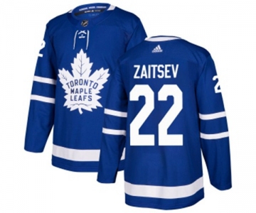 Adidas Toronto Maple Leafs #22 Nikita Zaitsev Premier Royal Blue Home NHL Jersey