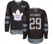 Adidas Toronto Maple Leafs #29 William Nylander Authentic Black 1917-2017 100th Anniversary NHL Jersey