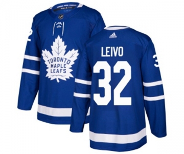 Adidas Toronto Maple Leafs #32 Josh Leivo Premier Royal Blue Home NHL Jersey